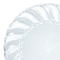 Smarty Had A Party 9" Clear Flair Plastic Buffet Plates (180 Plates), 180PK 209CL-CASE - alternate 1